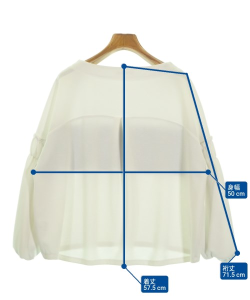 AuieF（アウィーエフ）Tシャツ・カットソー 白 サイズ:38(M位) レディース/2200658809156