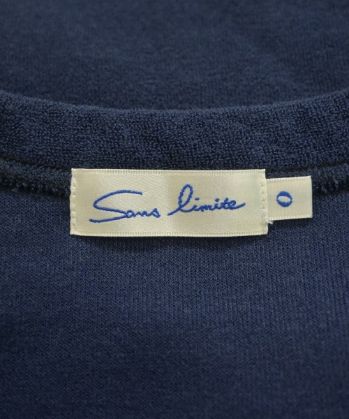 Sans limite（サンリミット）Tシャツ・カットソー 紺 サイズ:0(M位) レディース/2200612633117
