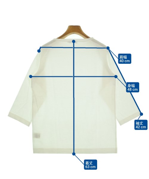 Sans limite（サンリミット）Tシャツ・カットソー 白 サイズ:0(M位) レディース/2200612633179