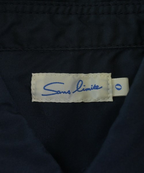 Sans limite（サンリミット）カジュアルシャツ 紺 サイズ:0(M位) メンズ/2200629407145