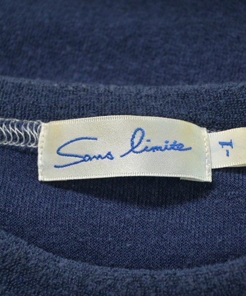 Sans limite（サンリミット）Tシャツ・カットソー 青 サイズ:1(L位) メンズ/2200638262421