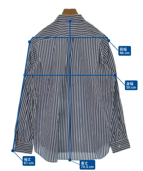 Sans limite（サンリミット）カジュアルシャツ 紺 サイズ:1(L位) メンズ/2200644157056