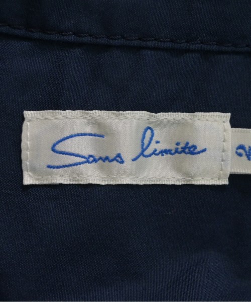 Sans limite（サンリミット）カジュアルシャツ 紺 サイズ:2(XL位) メンズ/2200632170012