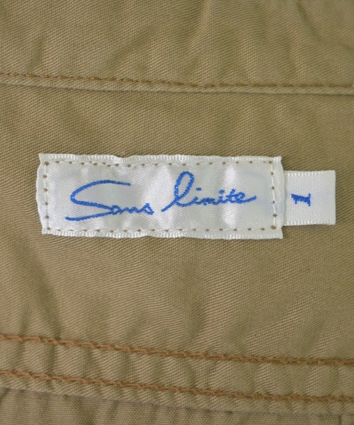 Sans limite（サンリミット）カジュアルシャツ ベージュ サイズ:1(L位) メンズ/2200677046068