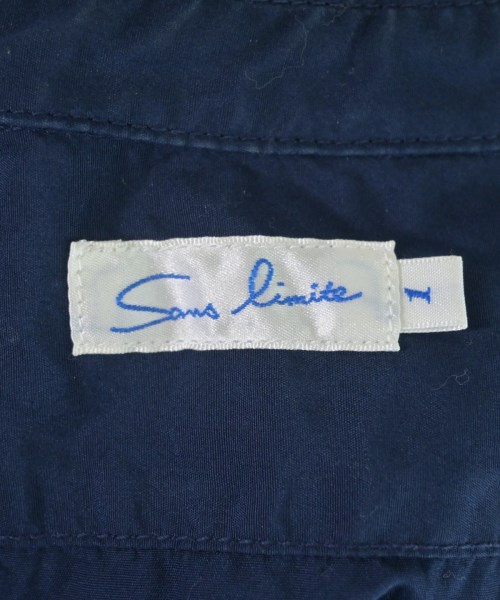 Sans limite（サンリミット）カジュアルシャツ 紺 サイズ:1(L位) メンズ/2200677046075
