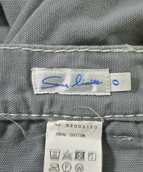 Sans limite（サンリミット）その他 グレー サイズ:0(M位) メンズ/2200654835012