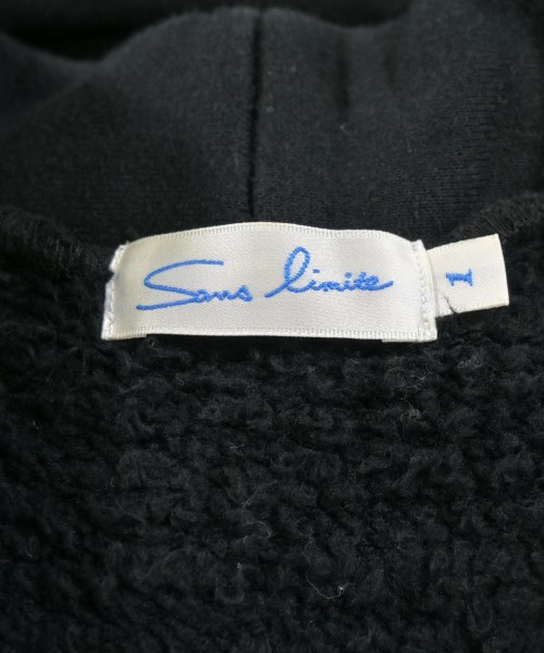Sans limite（サンリミット）スウェット 黒 サイズ:1(L位) メンズ/2200725189020