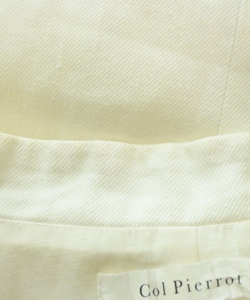 Col Pierrot（コルピエロ）ノーカラージャケット 白 サイズ:38(M位) レディース/2200622816036