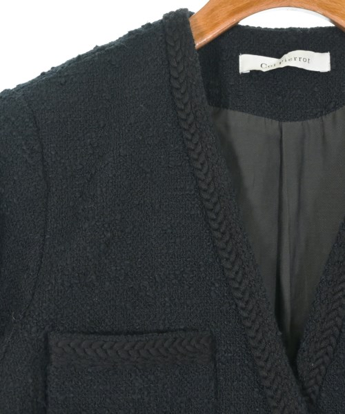 Col Pierrot（コルピエロ）ノーカラージャケット 黒 サイズ:-(XL位) レディース/2200643191013