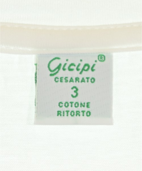 GICIPI（ジチピ）Tシャツ・カットソー 白 サイズ:3(S位) メンズ/2200722473054