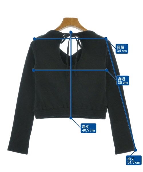 emmi yoga（エミヨガ）ニット・セーター 黒 サイズ:1(S位) レディース/2200650471016