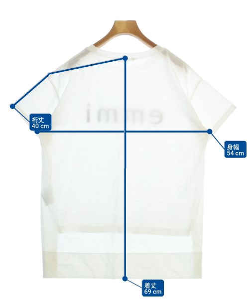 emmi yoga（エミヨガ）Tシャツ・カットソー 白 サイズ:F レディース/2200713326130