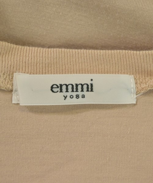 emmi yoga（エミヨガ）Tシャツ・カットソー ベージュ サイズ:F レディース/2200701254025