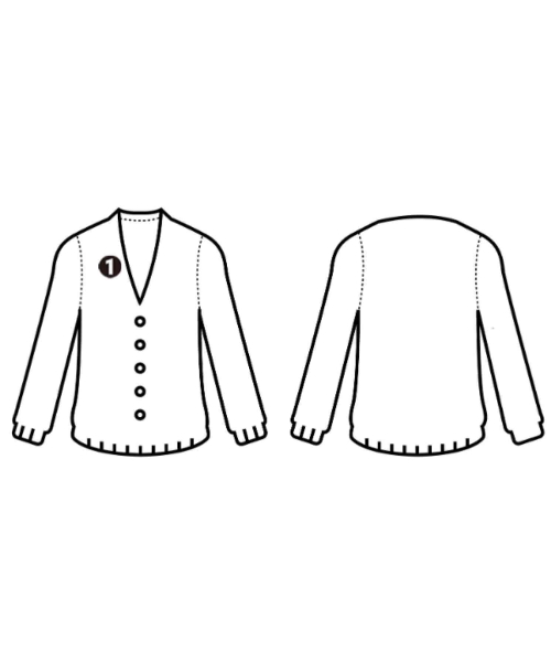 PASSIONE（パッシオーネ）カーディガン 白 サイズ:38(M位) レディース/2200626288242