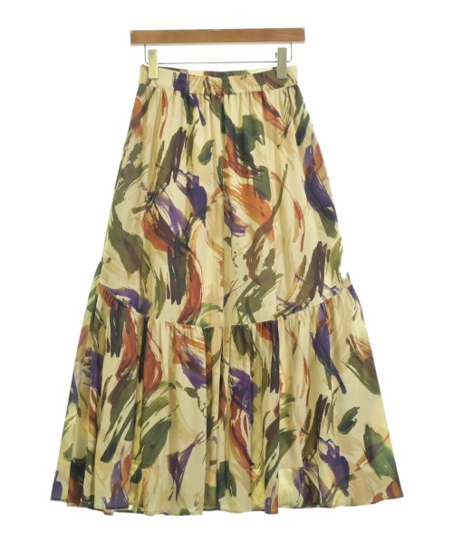 PASSIONE（パッシオーネ）ロング・マキシ丈スカート 黄 サイズ:38(M位) レディース/2200632346158