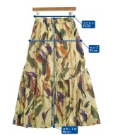 PASSIONE（パッシオーネ）ロング・マキシ丈スカート 黄 サイズ:38(M位) レディース/2200632346158