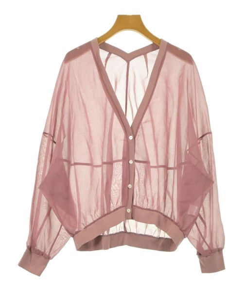 タグ付き 未使用品 24SS ハグオーワー シフォンギャザーブラウス