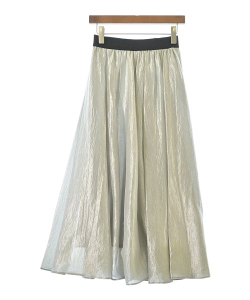 PASSIONE(パッシオーネ)ロング・マキシ丈スカート シルバー サイズ:38(M位)/2200669781601