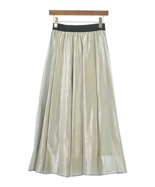 PASSIONE（パッシオーネ）ロング・マキシ丈スカート シルバー サイズ:38(M位) レディース/2200669781601