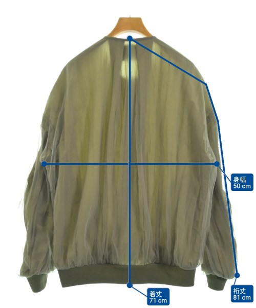 PASSIONE（パッシオーネ）ブルゾン カーキ サイズ:38(M位) レディース/2200673020017