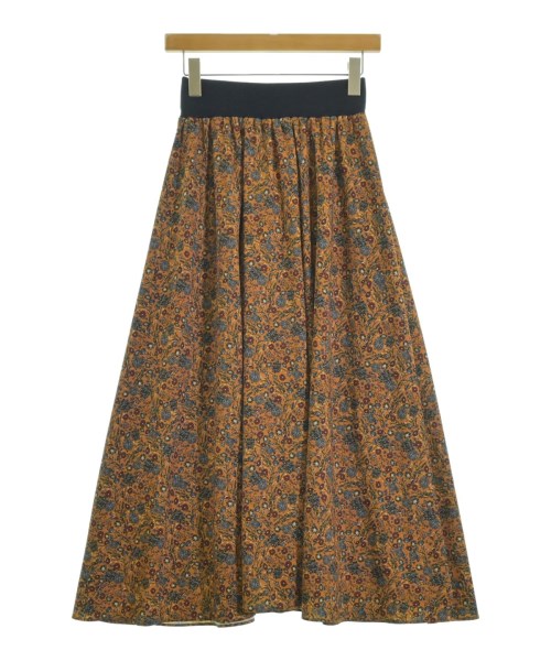 PASSIONE(パッシオーネ)ロング・マキシ丈スカート オレンジ サイズ:38(M位)/2200659383082