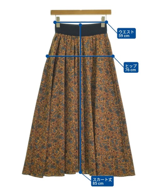 PASSIONE（パッシオーネ）ロング・マキシ丈スカート オレンジ サイズ:38(M位) レディース/2200659383082