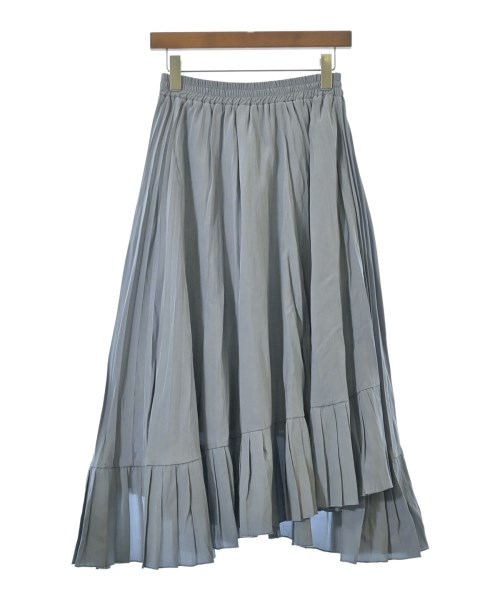 PASSIONE(パッシオーネ)ロング・マキシ丈スカート 青 サイズ:38(M位)/2200661298039