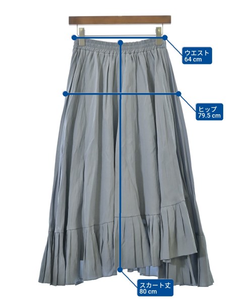 PASSIONE（パッシオーネ）ロング・マキシ丈スカート 青 サイズ:38(M位) レディース/2200661298039
