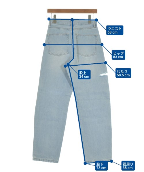 SLOBE citron（スローブシトロン）デニムパンツ 青 サイズ:36(S位) レディース/2200643101067