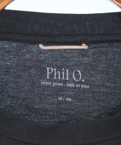 Phil.O.（フィルオー）Tシャツ・カットソー 黒 サイズ:0(XS位) レディース/2200677843070