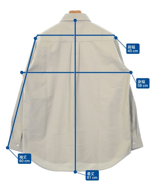 LAKOLE（ラコレ）カジュアルシャツ グレー サイズ:M メンズ/2200625295029