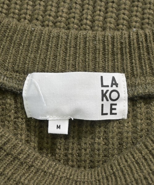LAKOLE（ラコレ）ニット・セーター カーキ サイズ:M メンズ/2200615332178