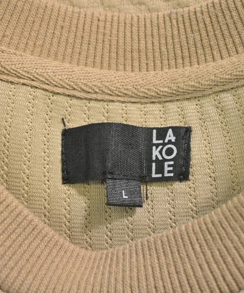 LAKOLE（ラコレ）スウェット ベージュ サイズ:L メンズ/2200615332192