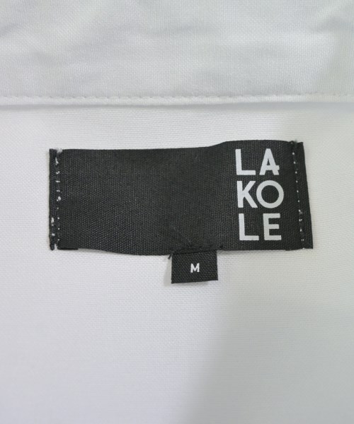 LAKOLE（ラコレ）カジュアルシャツ 白 サイズ:M メンズ/2200683749052