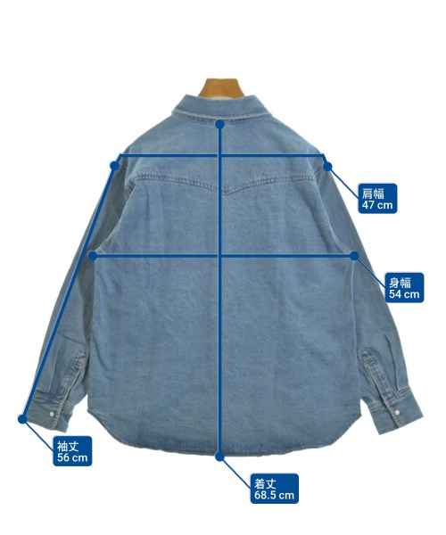 LAKOLE（ラコレ）カジュアルシャツ 青 サイズ:S レディース/2200657640026