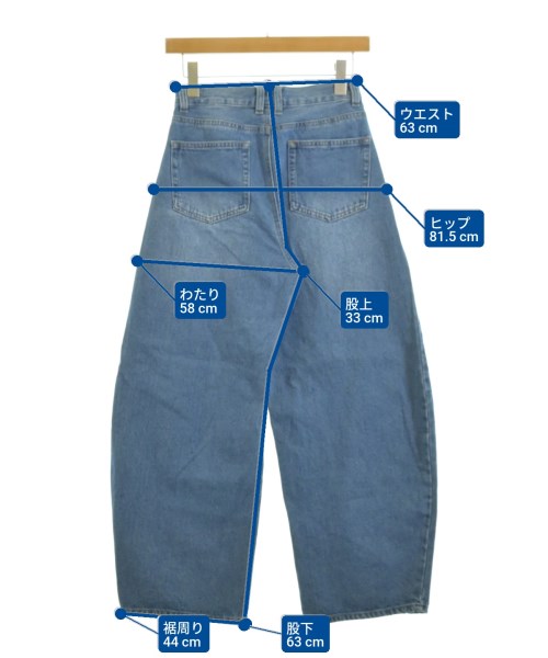 LAKOLE（ラコレ）デニムパンツ 青 サイズ:S レディース/2200651383042