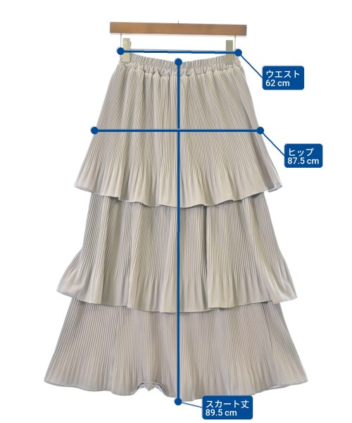 LAKOLE（ラコレ）ロング・マキシ丈スカート グレー サイズ:S レディース/2200651383059