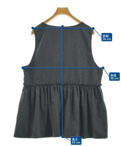 LAKOLE（ラコレ）ベスト グレー サイズ:F レディース/2200644963091