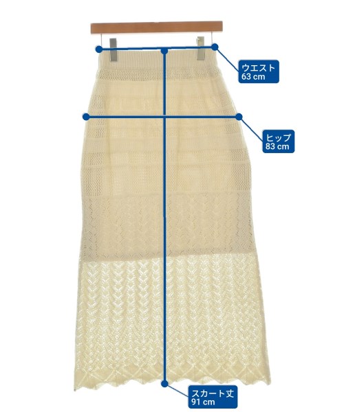 LAKOLE（ラコレ）ロング・マキシ丈スカート ベージュ サイズ:M レディース/2200669496055