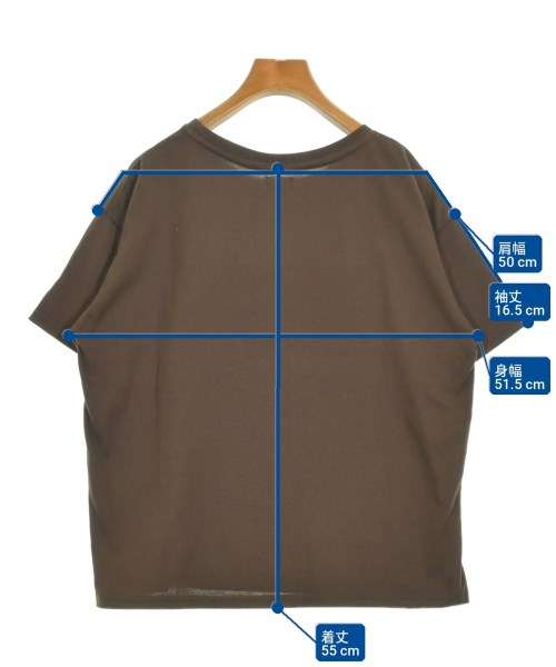 LAKOLE（ラコレ）Tシャツ・カットソー 茶 サイズ:F レディース/2200716023074