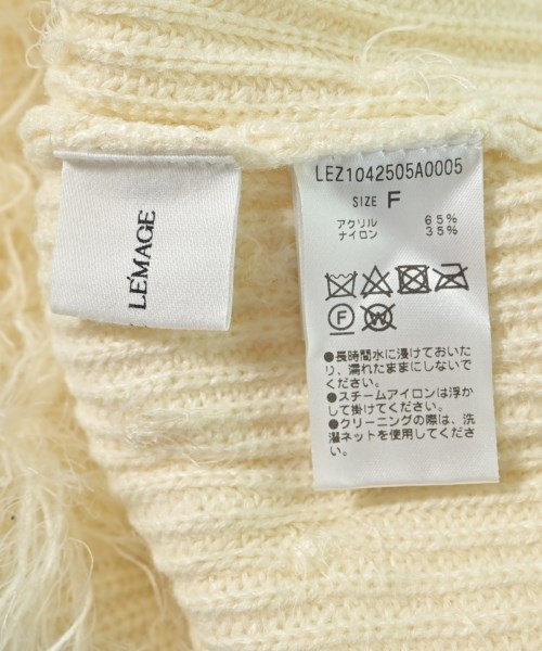 CAPRICIEUX LE'MAGE（カプリシュレマージュ）ニット・セーター 白 サイズ:F レディース/2200621869019