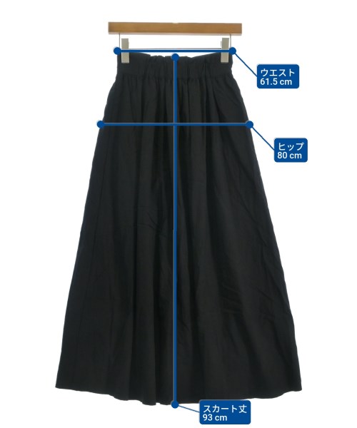 CAPRICIEUX LE'MAGE（カプリシュレマージュ）ロング・マキシ丈スカート 黒 サイズ:38(M位) レディース/2200621869040