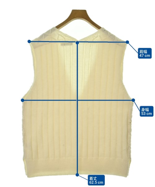 CAPRICIEUX LE'MAGE（カプリシュレマージュ）ベスト 白 サイズ:M レディース/2200680200037