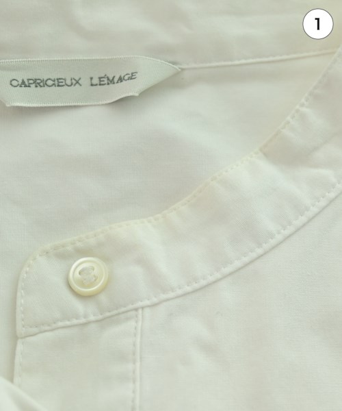 CAPRICIEUX LE'MAGE（カプリシュレマージュ）カジュアルシャツ 白 サイズ:F レディース/2200700513055