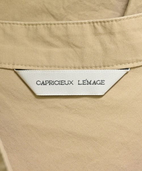 CAPRICIEUX LE'MAGE（カプリシュレマージュ）シャツワンピース ベージュ サイズ:F レディース/2200650659025