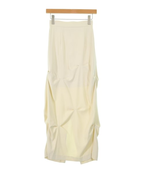 CAPRICIEUX LE'MAGE(カプリシュレマージュ)ロング・マキシ丈スカート 白 サイズ:36(S位)/2200659429056