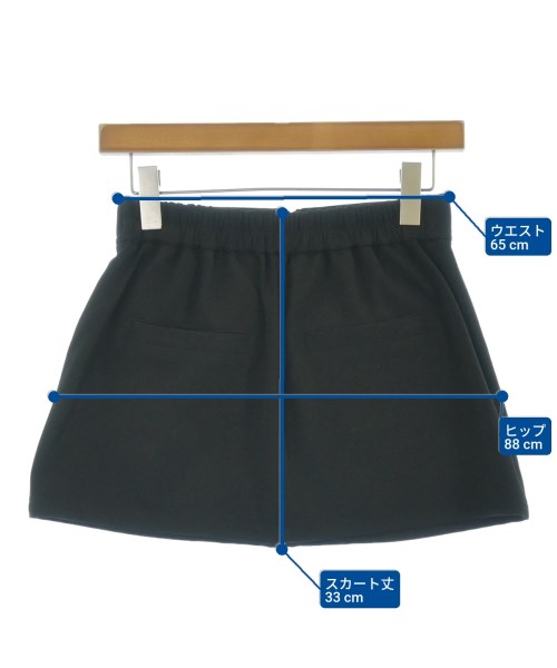 CAPRICIEUX LE'MAGE（カプリシュレマージュ）ミニスカート 黒 サイズ:38(M位) レディース/2200638943122