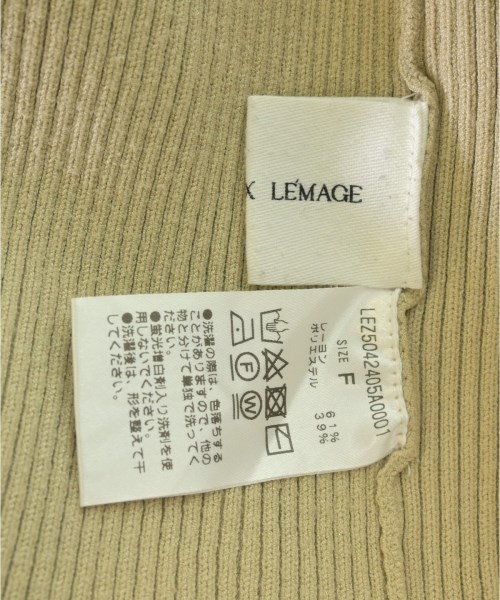 CAPRICIEUX LE'MAGE（カプリシュレマージュ）ニット・セーター ベージュ サイズ:F レディース/2200707430010