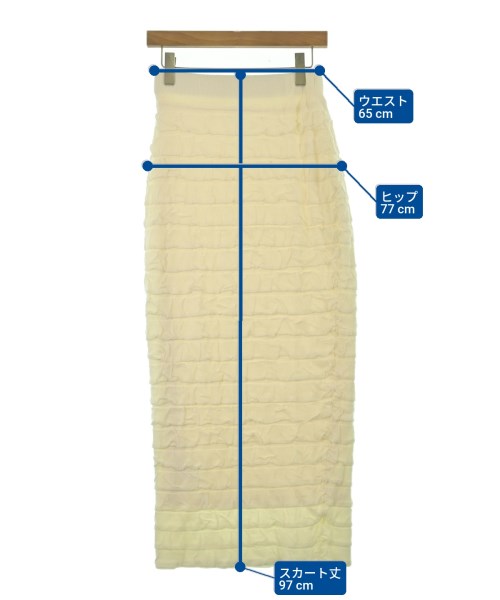 CAPRICIEUX LE'MAGE（カプリシュレマージュ）ロング・マキシ丈スカート 白 サイズ:36(S位) レディース/2200666511034