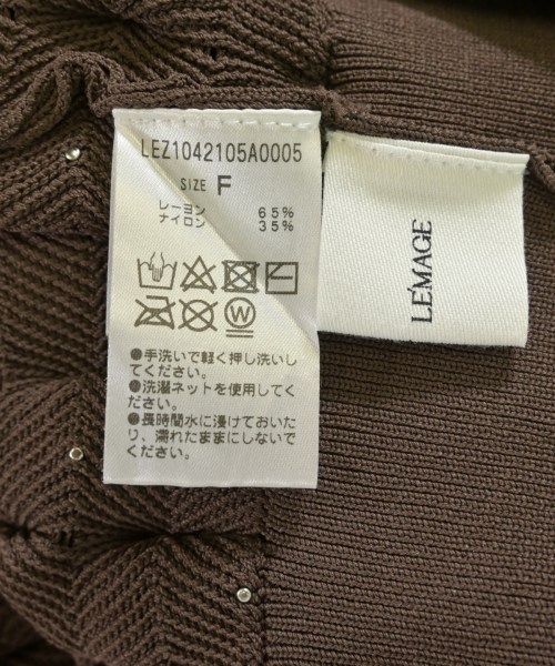 CAPRICIEUX LE'MAGE（カプリシュレマージュ）カーディガン 茶 サイズ:F レディース/2200716646037